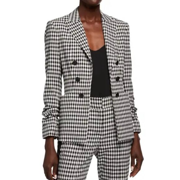 Veronica Beard Caldwell Dickey Gingham Blazer, Size 2 New with Tag - Picture 1 of 9